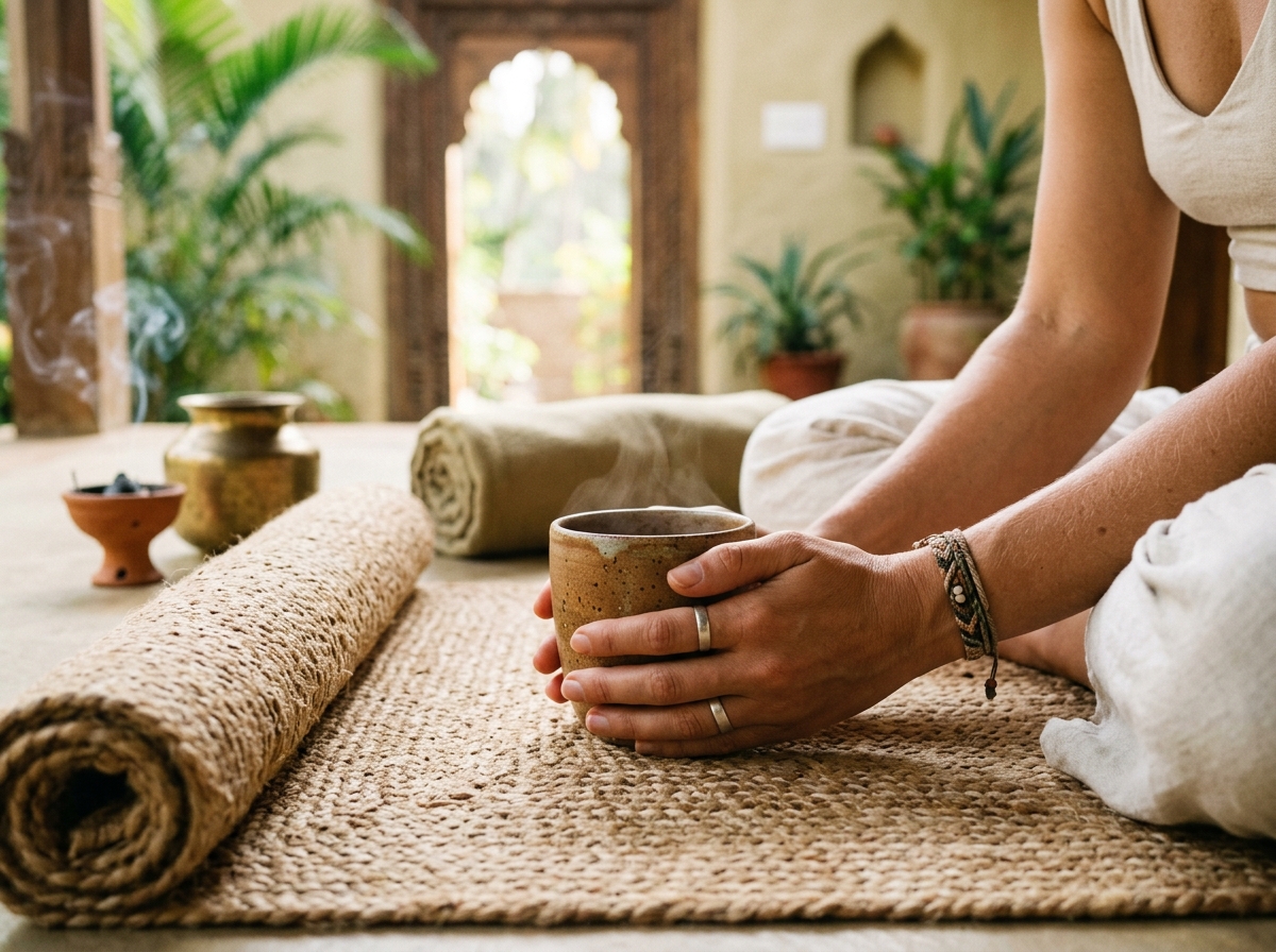 Serene Yoga Atmosphere